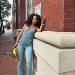 Jessica Simpson Light Blue Denim Overalls/Jumper ❤️